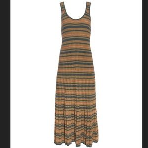 Madewell Striped Midi dress - XXL